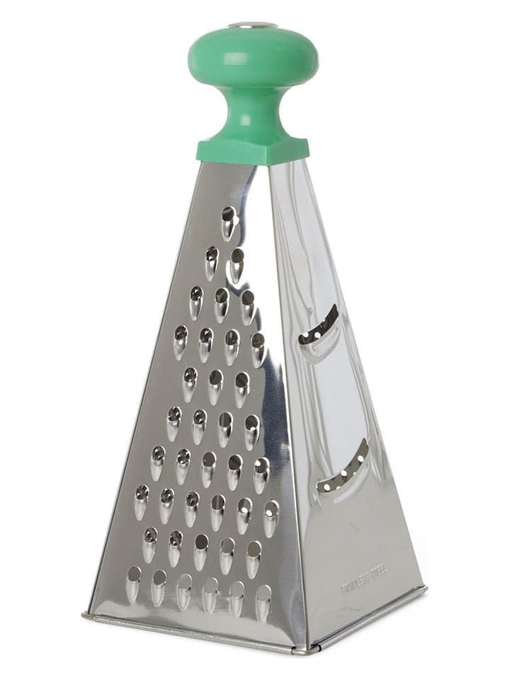 Rice Reibe in Grün/ Silber - (B)12 x (H)25,5 x (T)12 cm - 19% | Kuechenhelfer