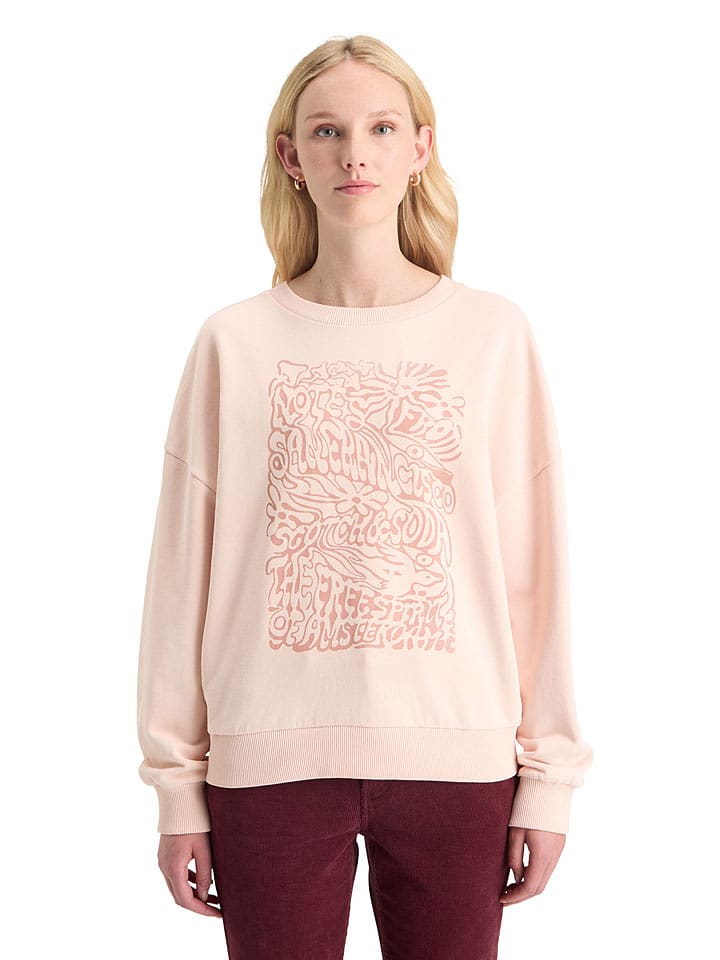 Scotch & Soda Sweatshirt in Rosa - 74% | Größe L | Damen-sweatshirts-jacken