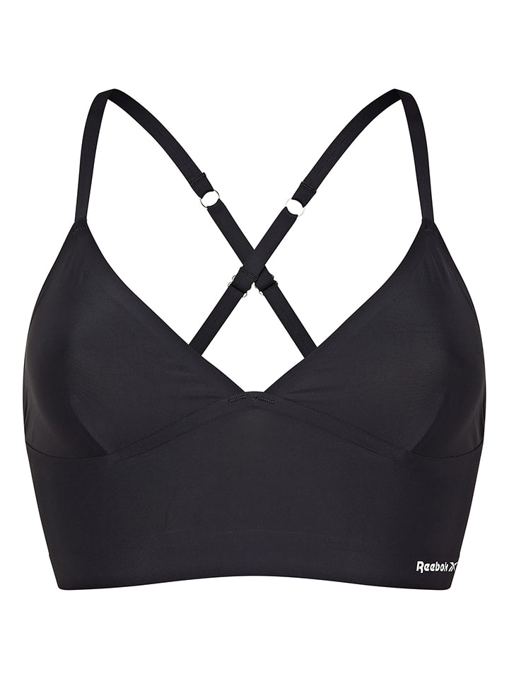 Reebok Bustier "Senna" in Schwarz - 53% | Größe M | Damen-bhs