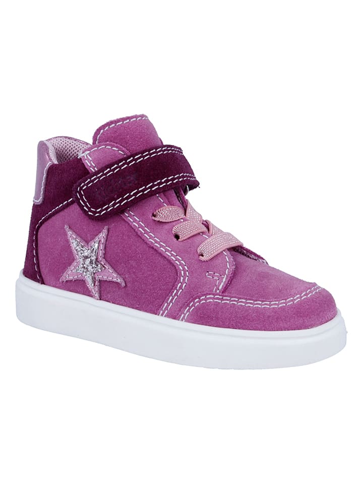Richter Shoes Leder-Sneakers "Flora" in Pink - 57% | Größe 28 | Kindersneakers