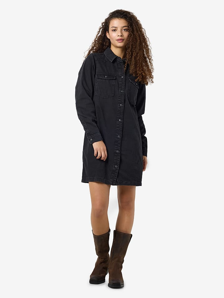 Noisy may Jeanskleid in Schwarz - 58% | Größe XS | Damen-kleider