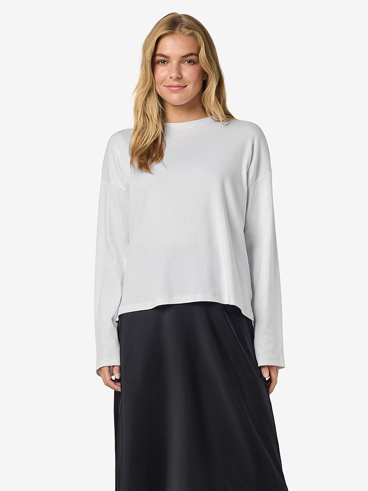 Noisy may Longsleeve in Weiß - 24% | Größe XL | Damen-tops