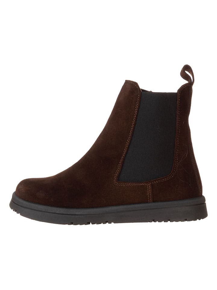lamino Leder-Chelsea-Boots in Braun - 60% | Größe 36 | Kinderstiefeletten