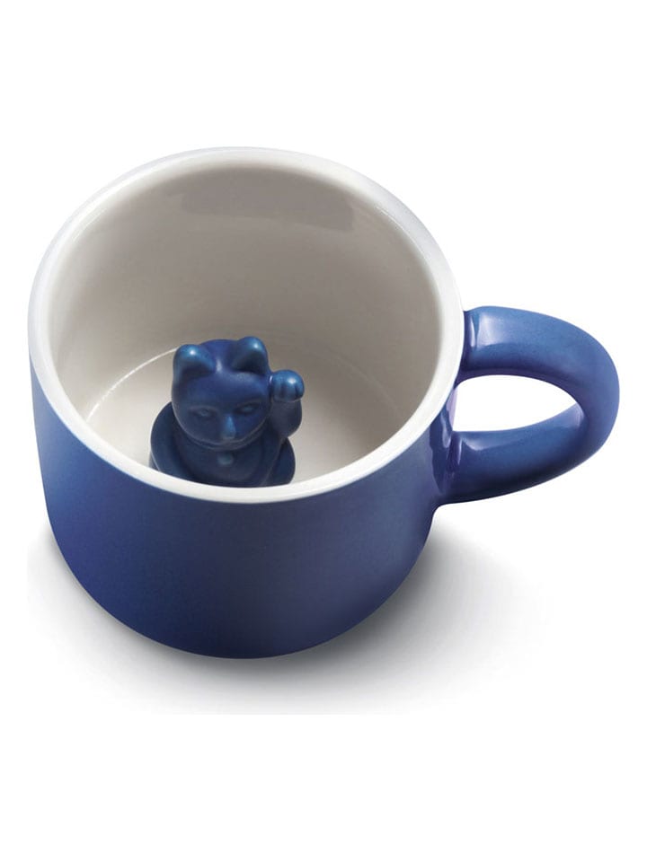 Donkey Tasse ''Neko'' in Blau - 150 ml - 14% | Gedeckter-tisch
