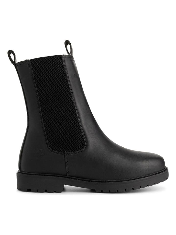 TRAVELIN' Leder-Chelsea-Boots "Herning" in Schwarz - 62% | Größe 43 | Stiefeletten