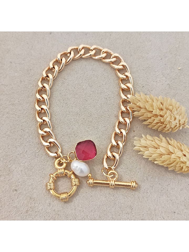 Nakkash Vergold. Armkette mit Kristall - 71% | Schmuck