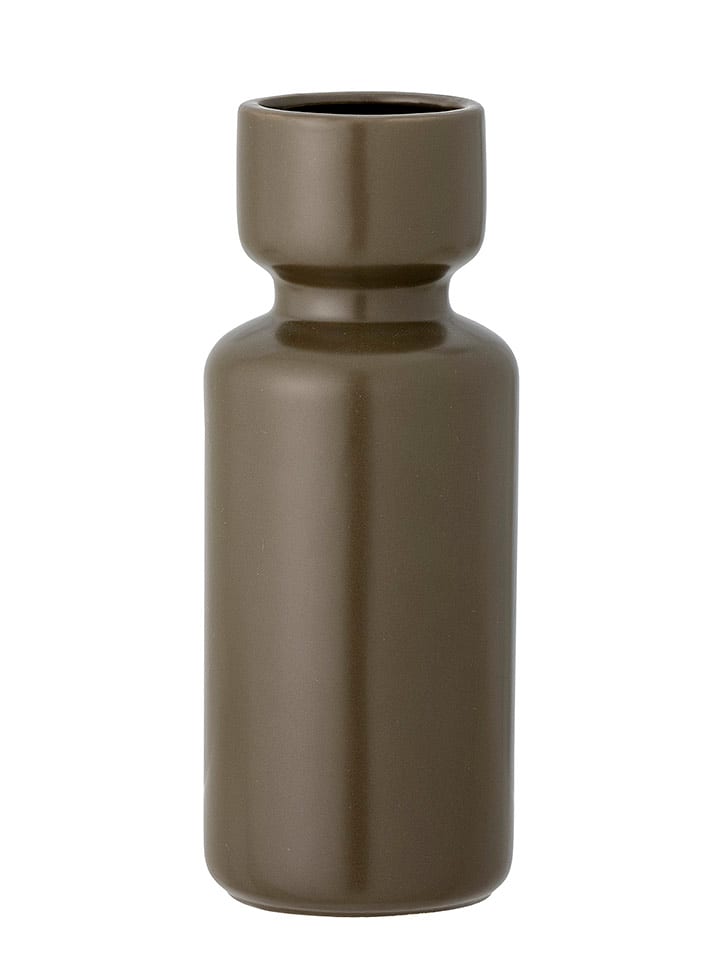 Bloomingville Vase "Ibro" in Khaki - (H)24 x Ø 9 cm - 33% | Kerzen-vasen