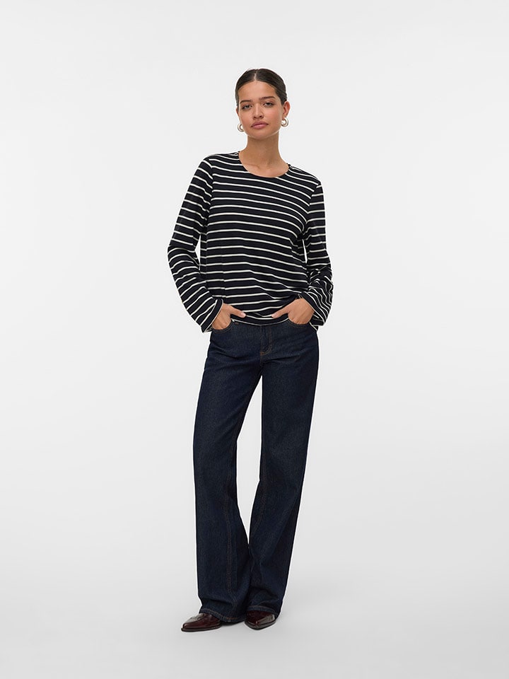 Vero Moda Longsleeve in Schwarz - 55% | Größe M | Damen-tops