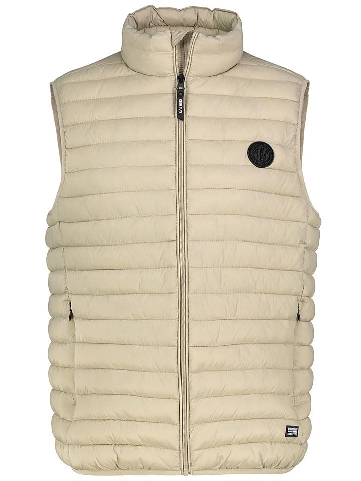 Sublevel Steppweste "Carl" in Beige - 70% | Größe S | Herrenjacken