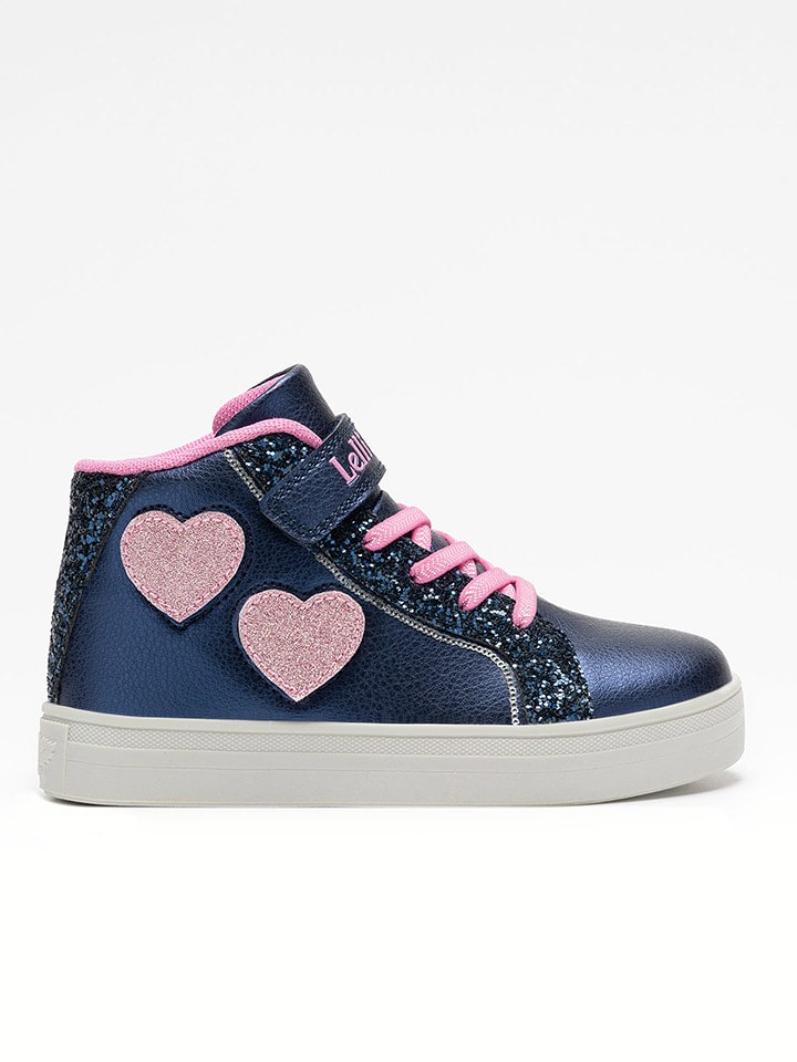 Lelli Kelly Sneakers "Miriam" in Dunkelblau/ Rosa - 64% | Größe 33 | Kindersneakers