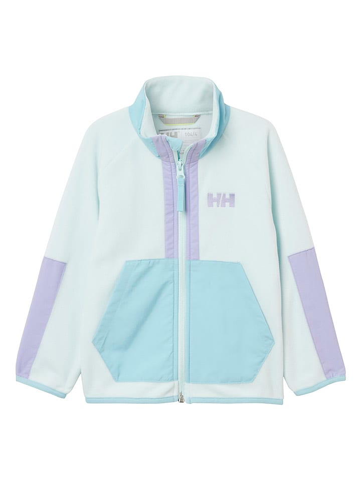 Helly Hansen Fleecejacke "Marka"" in Hellblau/ Lila - 50% | Größe 104 | Kids-fleecejacken-fleecepullover