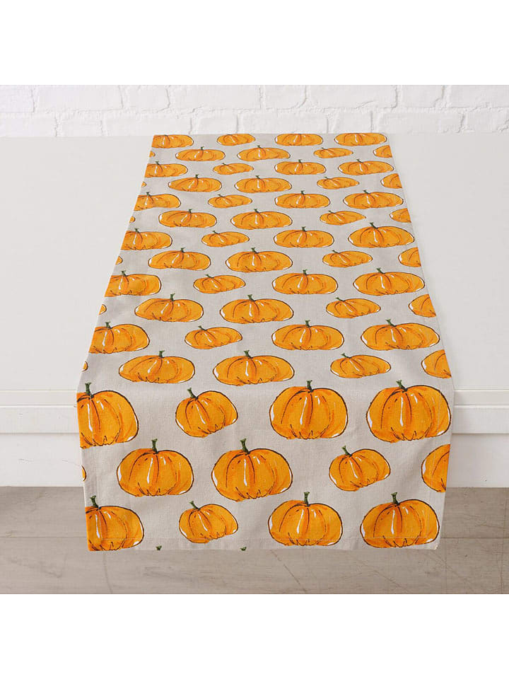 Boltze Tischläufer "Pumpkin" in Beige/ Orange - (L)140 x (B)40 cm - 13% |