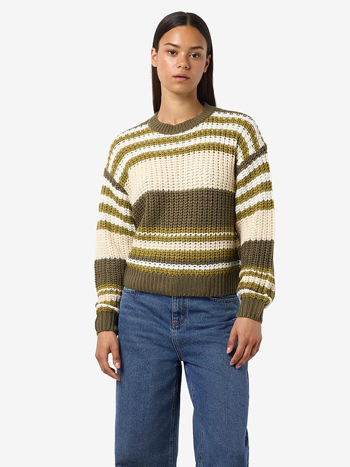 Noisy may Pullover in Khaki/ Beige - 60% | Größe S | Damen-pullover-cardigans