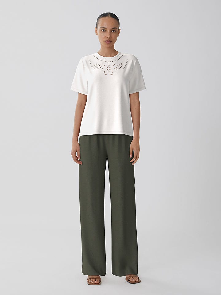 Vila Shirt "Vipavia" in Weiß - 68% | Größe XS | Damen-tops