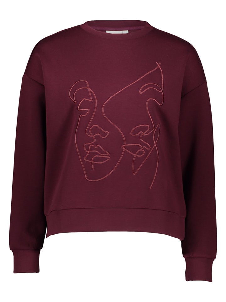 Vila Sweatshirt in Bordeaux - 66% | Größe XS | Damen-sweatshirts-jacken