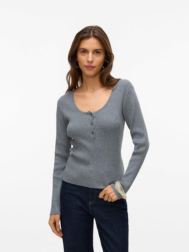 ONLY Pullover in Grau - 53% | Größe M | Damen-pullover-cardigans
