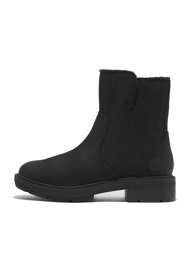 Timberland Leder-Boots "Brimfield" in Schwarz - 47% | Größe 39 | Damen-stiefel