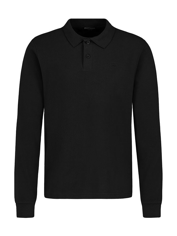 Eight2Nine Poloshirt in Schwarz - 58% | Größe L | Herren-plussize