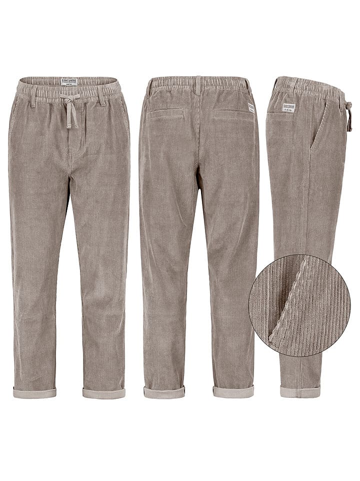 Eight2Nine Cordhose in Taupe - 61% | Größe W36 | Herren-plussize
