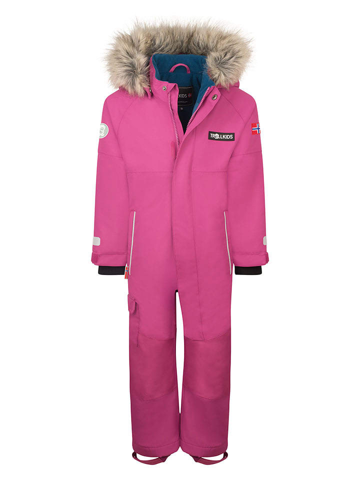 Trollkids Schneeanzug "Kirkenes" in Pink - 69% | Größe 80 | Babyjacken