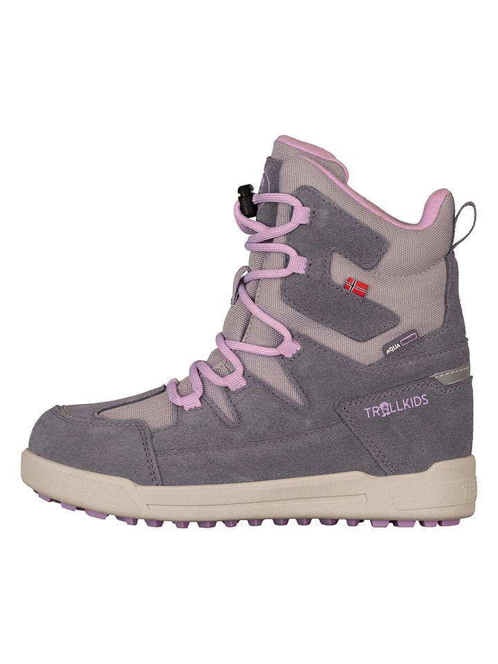 Trollkids Winterboots "Finnmark" in Lila - 56% | Größe 33 | Kinderstiefel