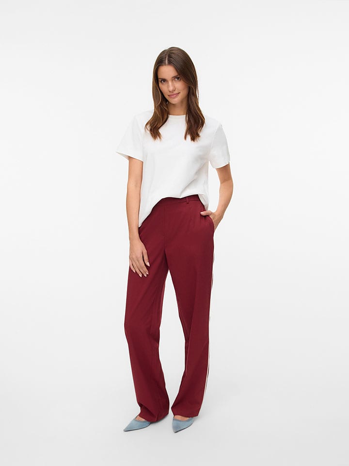 Vero Moda Hose in Bordeaux - 57% | Größe 42/L30 | Damenhosen