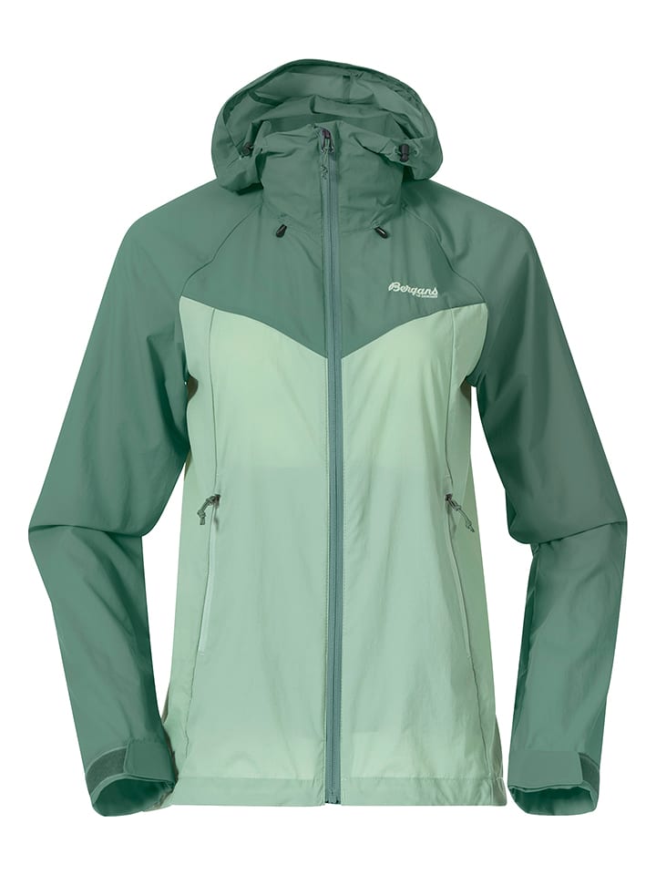 Bergans Windbreaker "Skar" in Grün - 64% | Größe XL | Damen-outdoorjacken