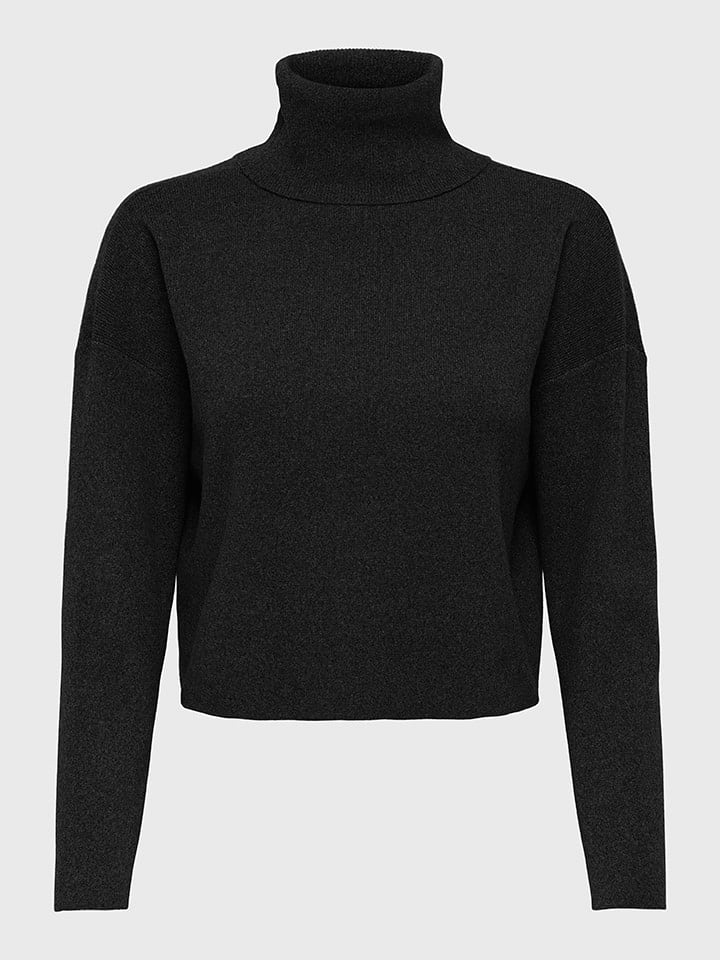 ONLY Rollkragenpullover in Schwarz - 60% | Größe L | Damen-pullover-cardigans