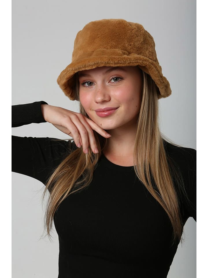 Lucky Bees Hut in Hellbraun - 40% | Damen-muetzen-caps