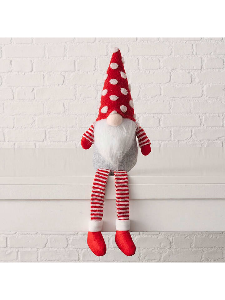 Boltze Kantenhocker "Talis" in Weiß/ Rot - (H)52 cm - 30% | Dekofiguren