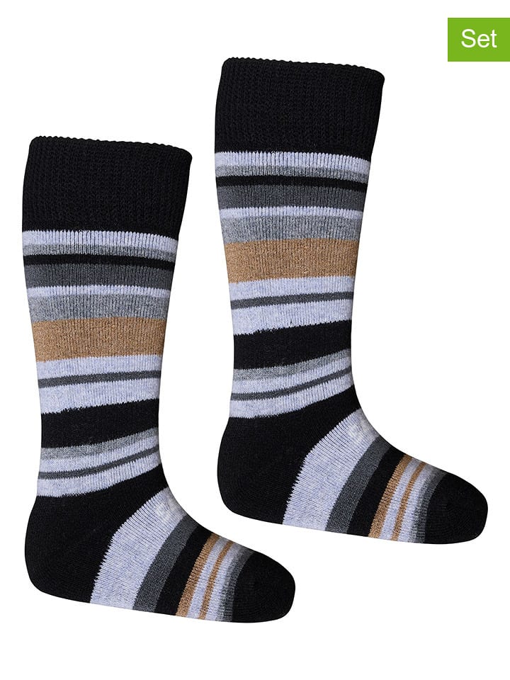 Seger 2er-Set: Socken "Kids Racer" in Schwarz/ Grau - 20% | Größe 28-30 | Babysocken-strumpfhosen