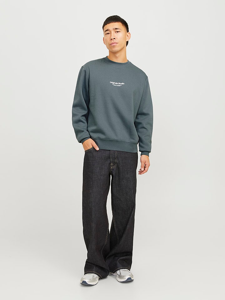 Jack & Jones Sweatshirt in Grau - 57% | Größe L | Herren-plussize
