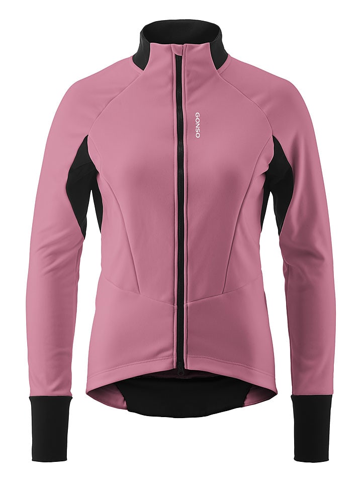 Gonso Softshell-Fahrradjacke in Rosa/ Schwarz - 59% | Größe 40 | Damen-outdoorjacken