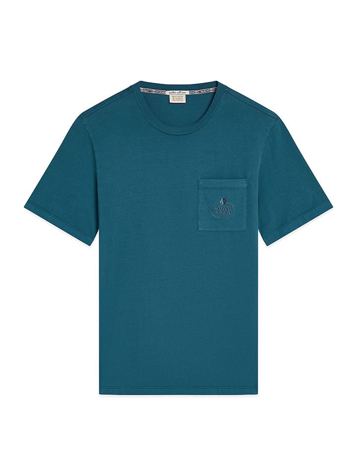 Scotch & Soda Shirt in Dunkelblau - 59% | Größe L | Herren-plussize
