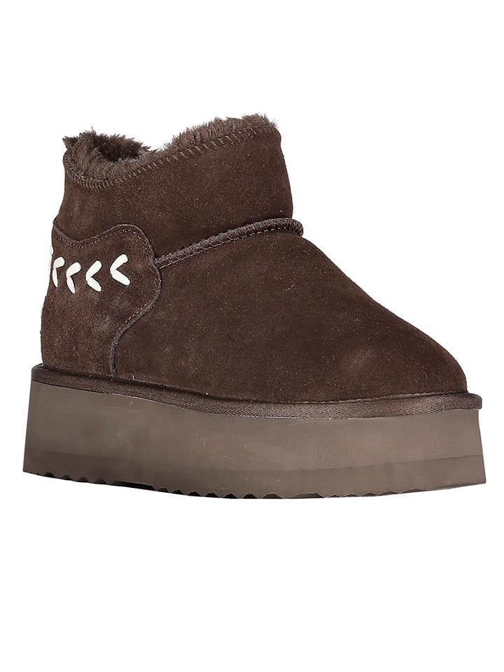 Geographical Norway Winterboots ''Ofleche'' in Braun - 74% | Größe 37 | Damen-stiefel