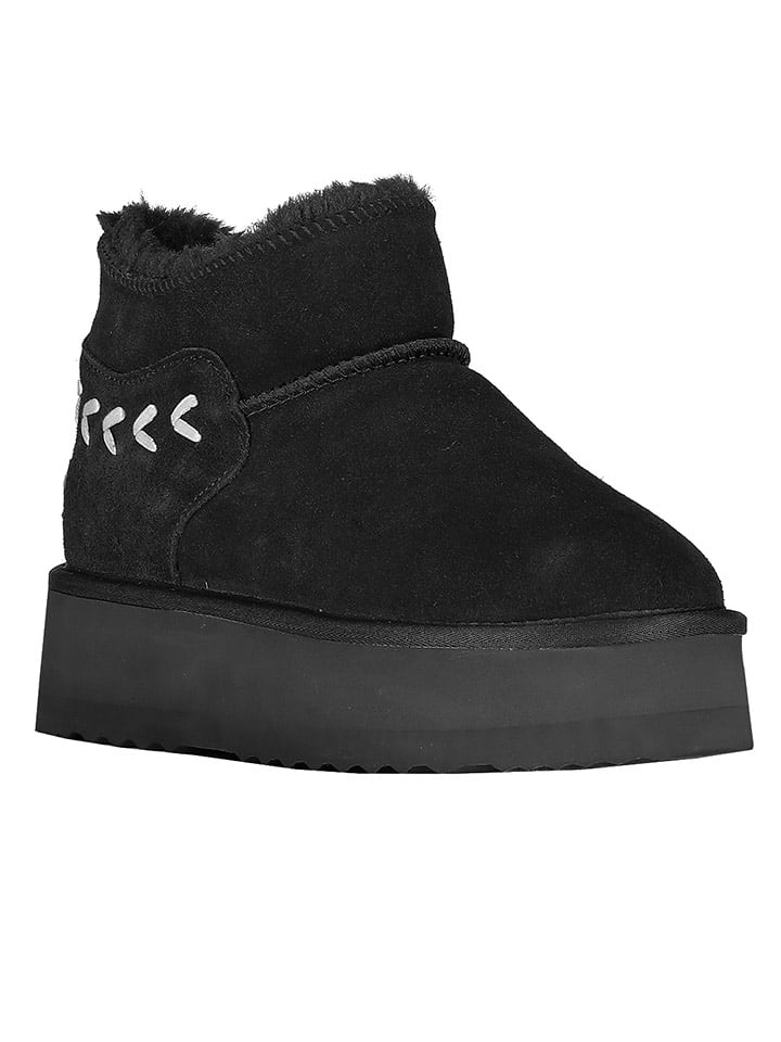 Geographical Norway Winterboots ''Ofleche'' in Schwarz - 71% | Größe 41 | Damen-stiefel