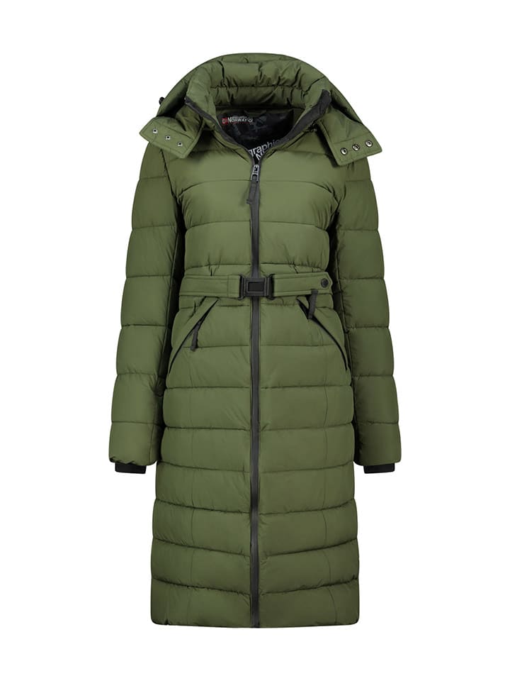 Geographical Norway Wintermantel "Cabimalimo" in Khaki - 76% | Größe M | Damenjacken