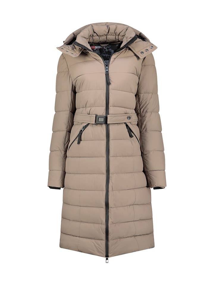 Geographical Norway Wintermantel "Cabimalimo" in Taupe - 79% | Größe S | Damenjacken