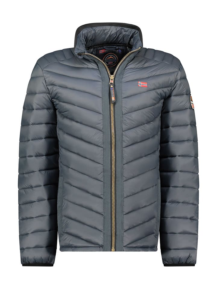 Geographical Norway Steppjacke "Carliti in Dunkelgrau - 77% | Größe S | Herrenjacken