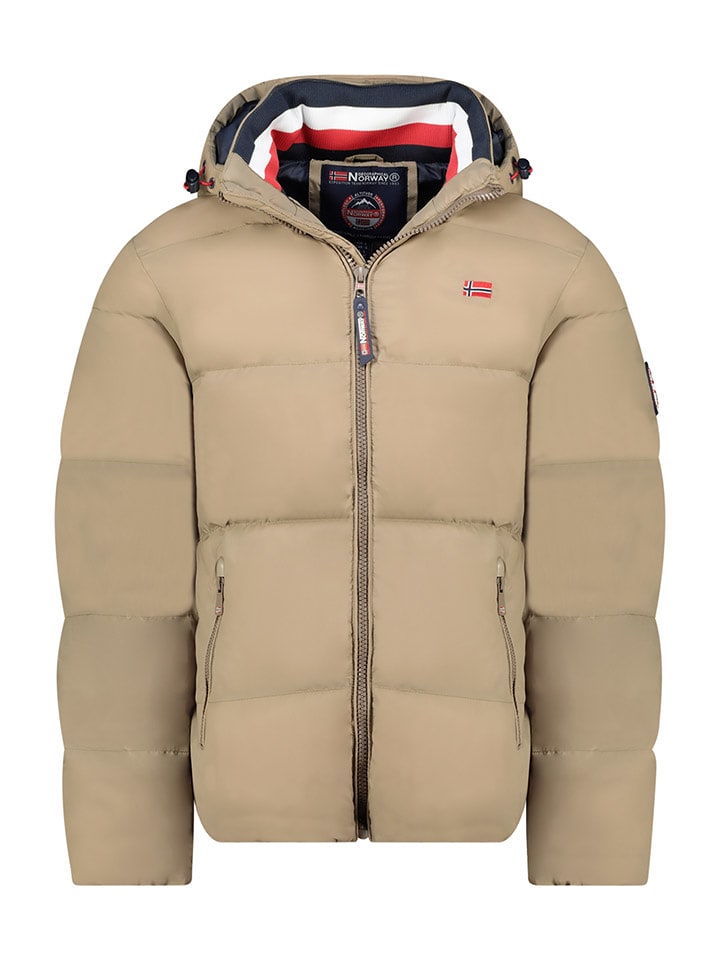Geographical Norway Steppjacke "Ancelo" in Beige - 73% | Größe M | Herrenjacken