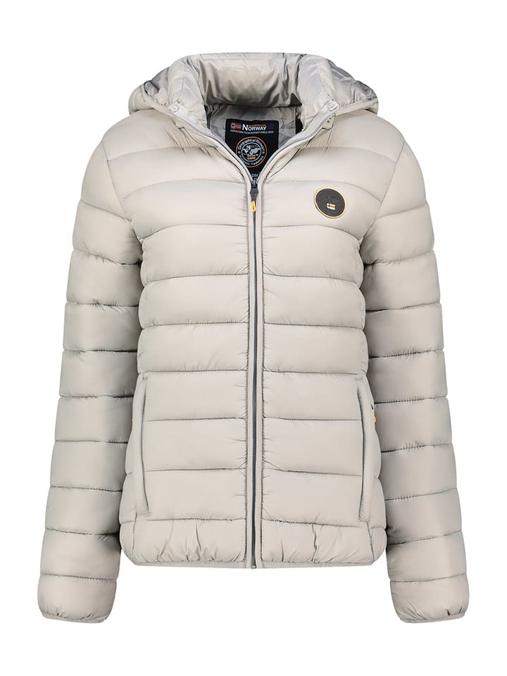 Geographical Norway Steppjacke "Atikamap" in Hellgrau - 66% | Größe L | Damenjacken