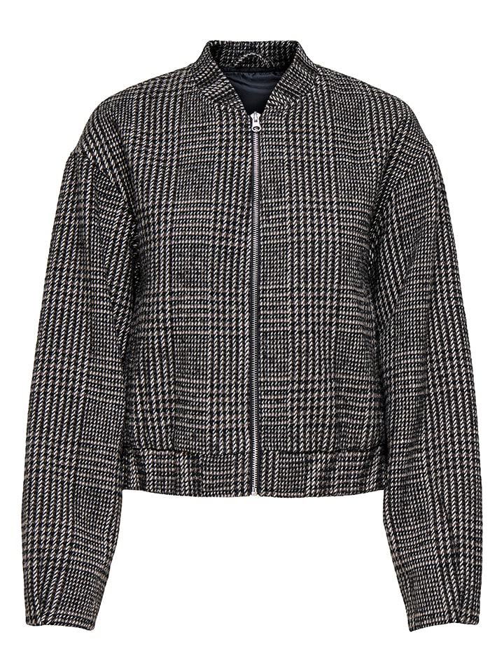 JDY Blouson in Weiß/ Schwarz - 67% | Größe XS | Damenjacken