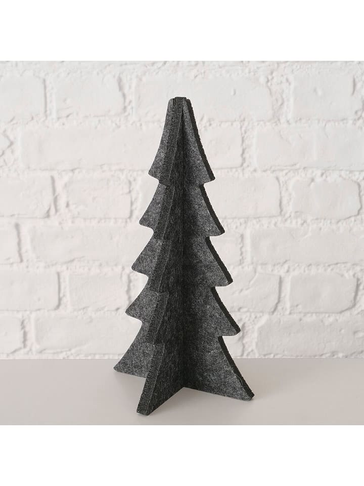 Boltze Dekoaufsteller "Felty" in Grau - (B)12 x (H)22 x (T)12 cm - onesize