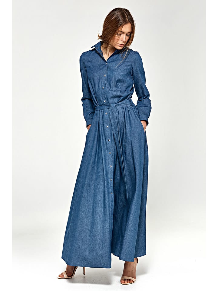 Nife Jeanskleid in Blau - 73% | Größe 38 | Damen-kleider