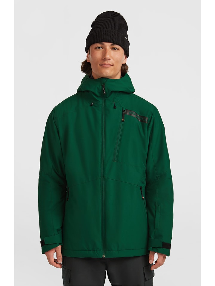 O'Neill Ski-/ Snowboardjacke in Grün - 65% | Größe S | Herren-outdoorjacken
