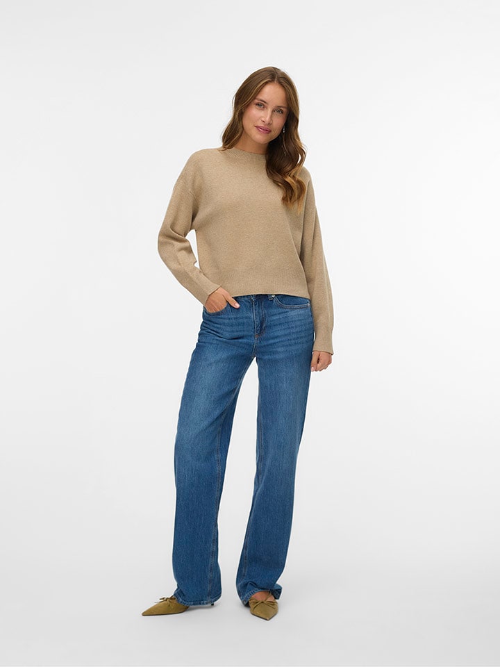 Vero Moda Pullover in Beige - 60% | Größe S | Damen-pullover-cardigans