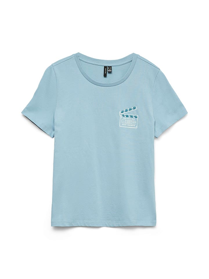 Vero Moda Shirt in Hellblau - 40% | Größe L | Damen-tops
