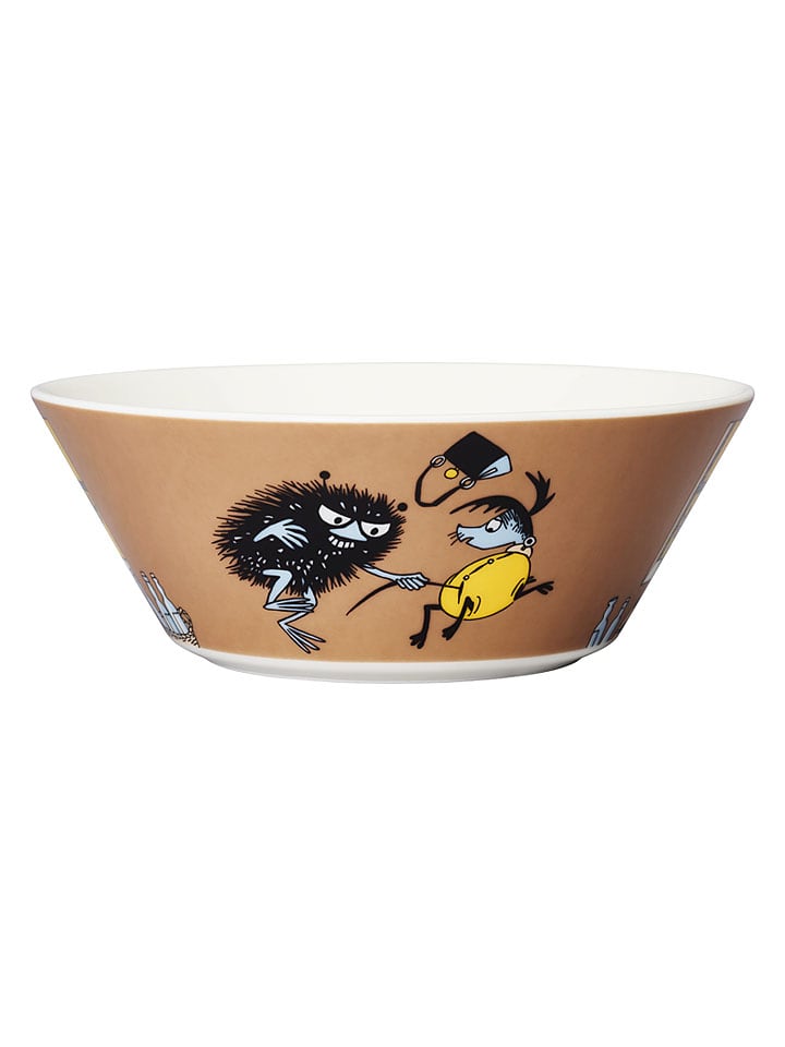 Moomin Schale ''Stinky in action'' in Hellbraun - Ø 15 cm - 42% | Gedeckter-tisch