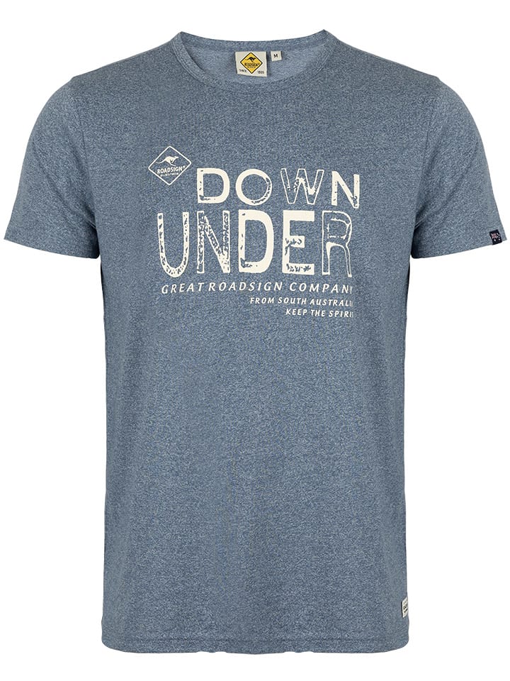 Roadsign Shirt in Blau - 27% | Größe M | Herren-plussize