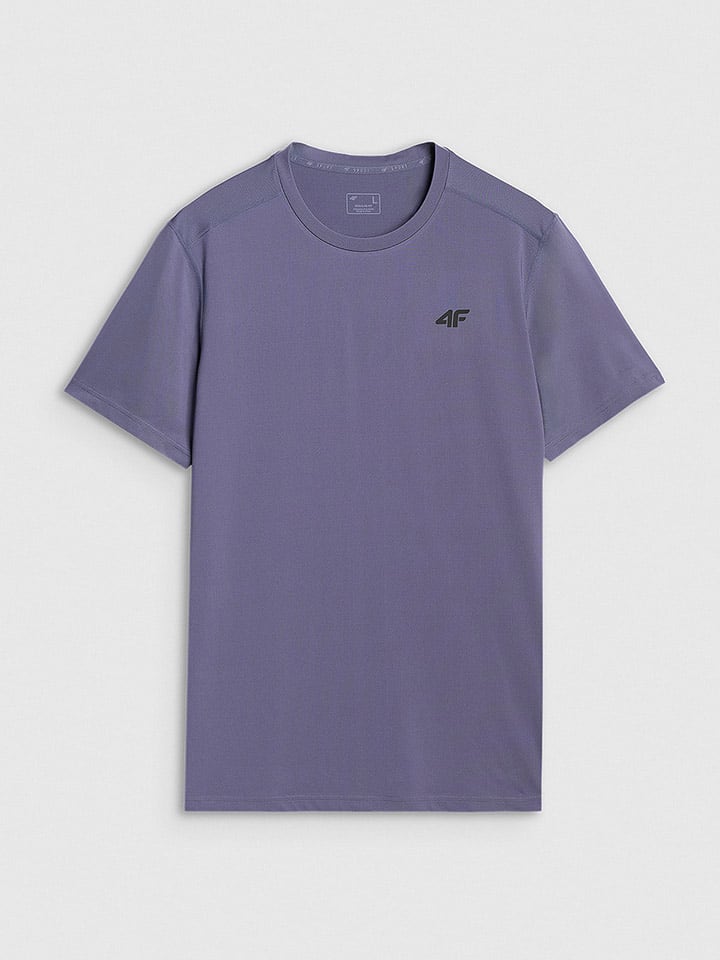 4F Trainingsshirt in Grau - 51% | Größe S | Herren-sportshirts